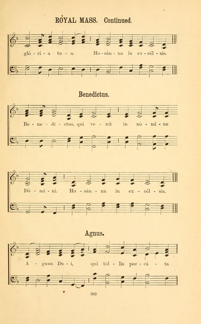 English and Latin Hymns, or Harmonies to Part I of the Roman Hymnal: for the Use of Congregations, Schools, Colleges, and Choirs page 396