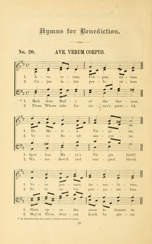 English and Latin Hymns, or Harmonies to Part I of the Roman Hymnal: for the Use of Congregations, Schools, Colleges, and Choirs page 41