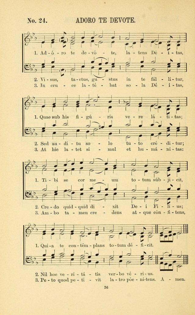 English and Latin Hymns, or Harmonies to Part I of the Roman Hymnal: for the Use of Congregations, Schools, Colleges, and Choirs page 49