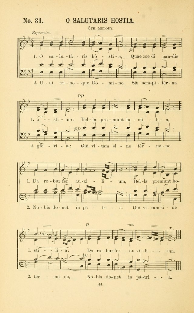English and Latin Hymns, or Harmonies to Part I of the Roman Hymnal: for the Use of Congregations, Schools, Colleges, and Choirs page 57
