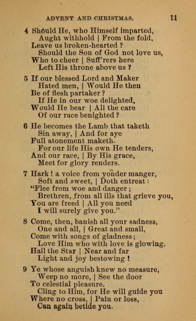 Evangelical Lutheran Hymn-book page 206