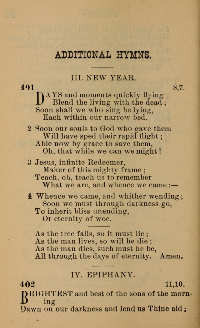 Evangelical Lutheran Hymn-book page 609