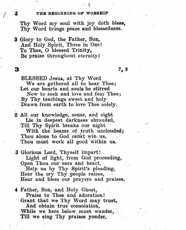 Evangelical Lutheran Hymn-book page 230