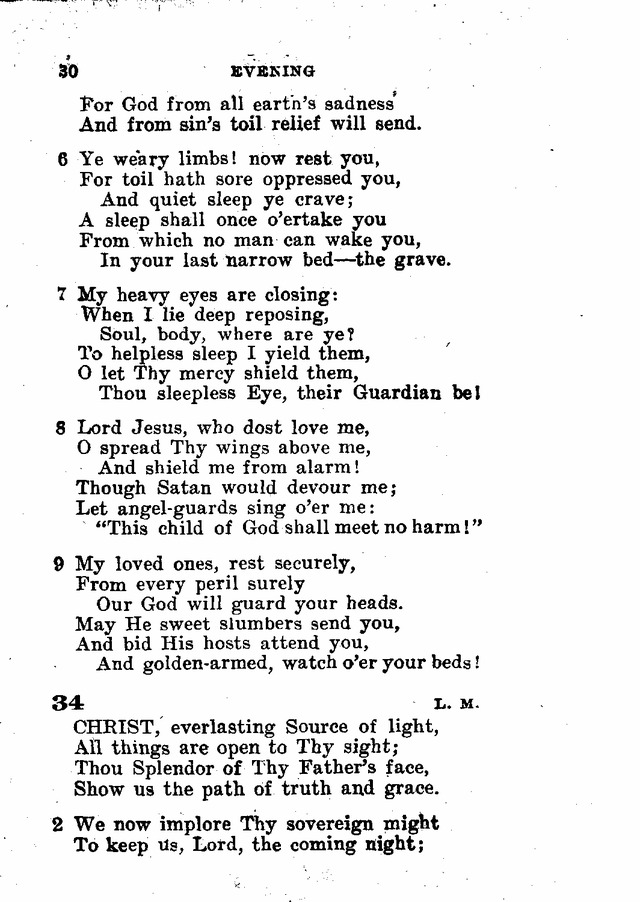 Evangelical Lutheran Hymn-book page 258