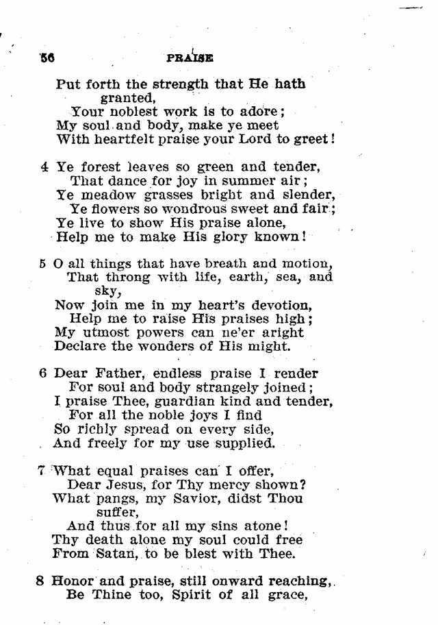 Evangelical Lutheran Hymn-book 62. O that I had a thousand voices ...