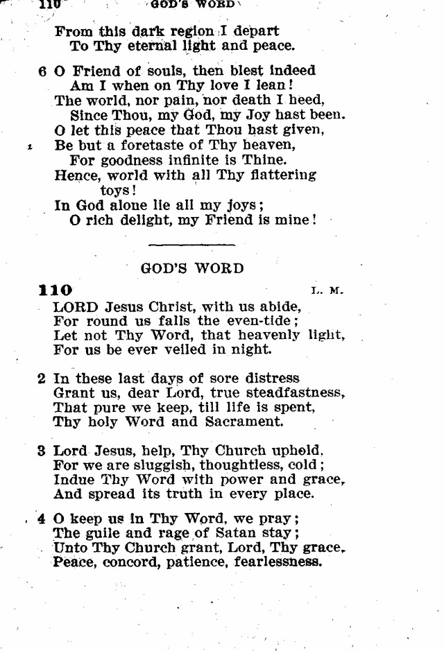 Evangelical Lutheran Hymn-book page 338