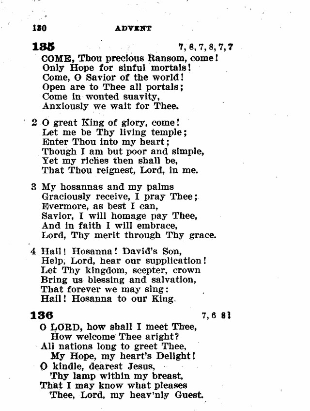 Evangelical Lutheran Hymn-book page 358