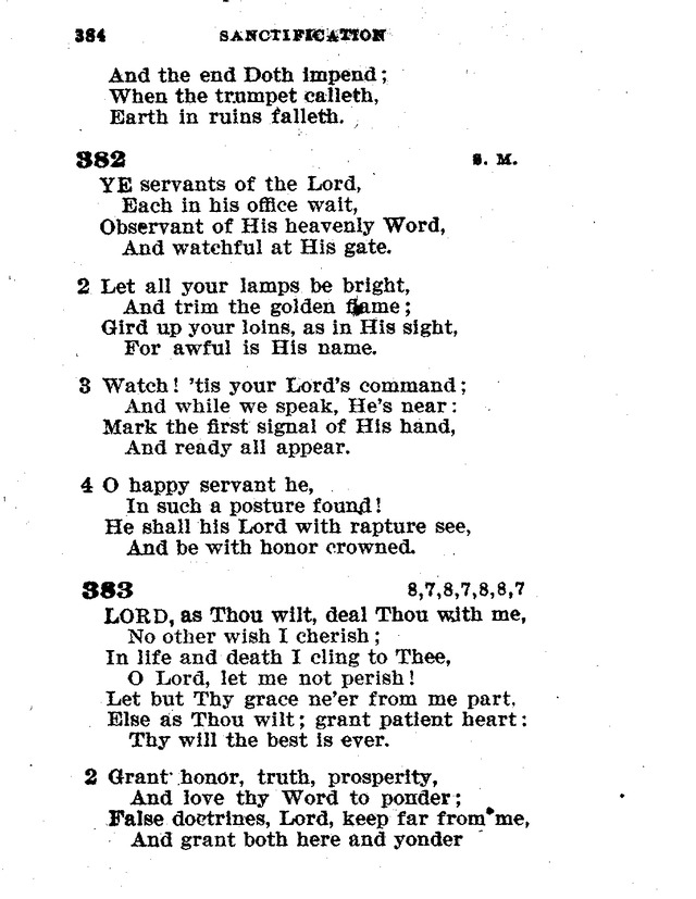 Evangelical Lutheran Hymn-book page 612