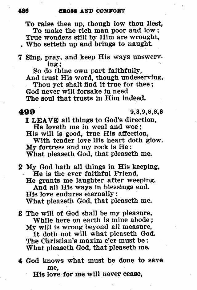 Evangelical Lutheran Hymn-book page 714