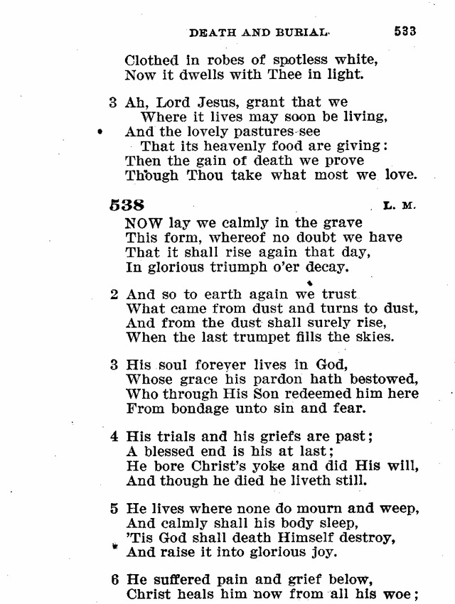 Evangelical Lutheran Hymn-book page 761