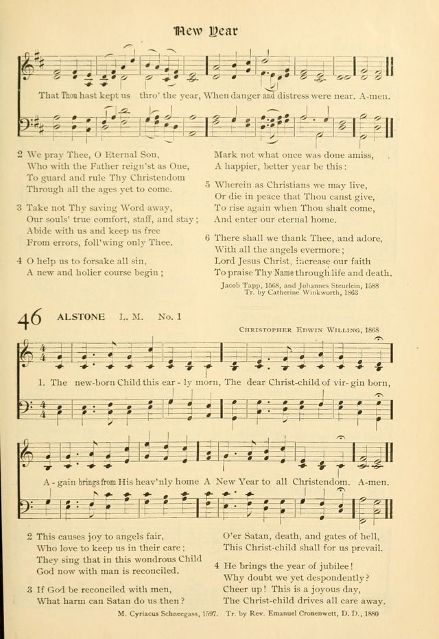 Evangelical Lutheran hymnal: with music page 114