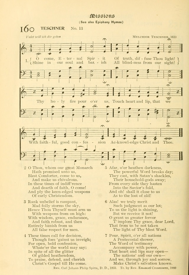 Evangelical Lutheran hymnal: with music page 211
