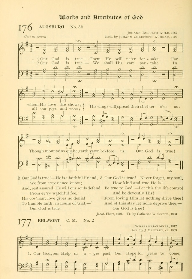 Evangelical Lutheran hymnal: with music page 223
