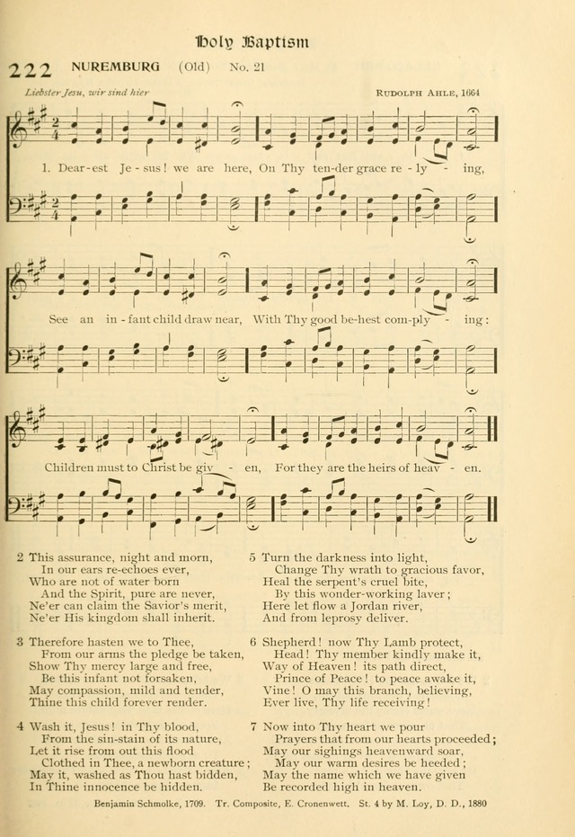 Evangelical Lutheran hymnal: with music page 258