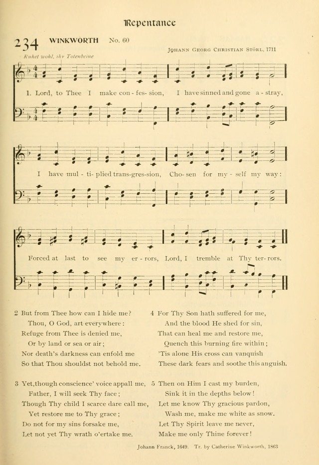 Evangelical Lutheran hymnal: with music page 268