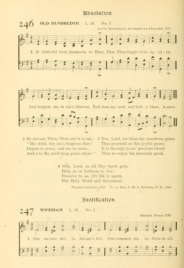 Evangelical Lutheran hymnal: with music page 279