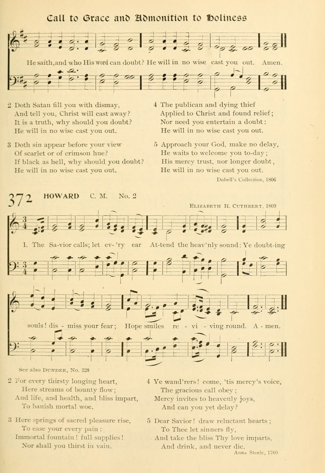 Evangelical Lutheran hymnal: with music page 384