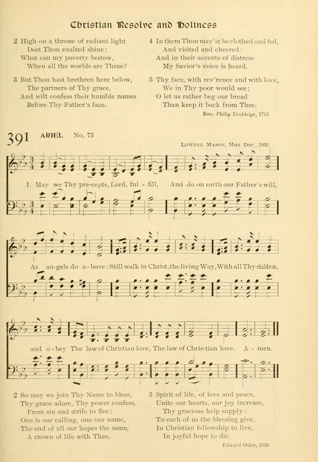 Evangelical Lutheran hymnal: with music page 398