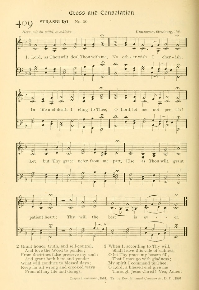 Evangelical Lutheran hymnal: with music page 413