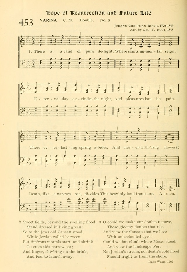 Evangelical Lutheran hymnal: with music page 451