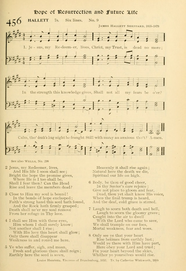 Evangelical Lutheran hymnal: with music page 454