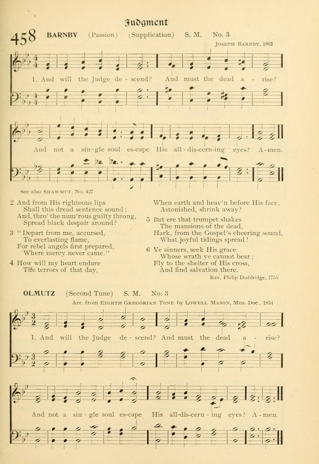 Evangelical Lutheran hymnal: with music page 456