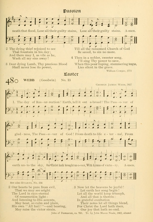 Evangelical Lutheran hymnal: with music page 476