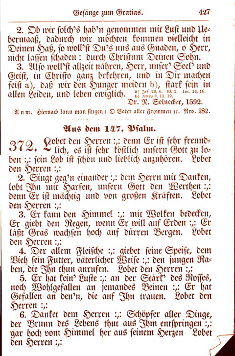 Evangelisch-Lutherisches Gesang-Buch: worin die gebräuchlichsten alten Kirchen-Lieder Dr. M. Lutheri und anderer reinen lehrer und zeugen Gottes, zur Befoerderung der wahren ... (2. verm. Aus.) page 428