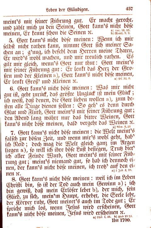 Evangelisch-Lutherisches Gesang-Buch: worin die gebräuchlichsten alten Kirchen-Lieder Dr. M. Lutheri und anderer reinen lehrer und zeugen Gottes, zur Befoerderung der wahren ... (2. verm. Aus.) page 458