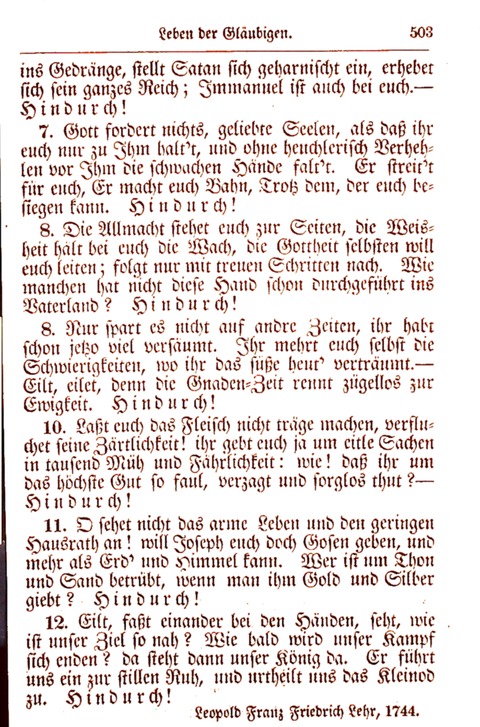 Evangelisch-Lutherisches Gesang-Buch: worin die gebräuchlichsten alten Kirchen-Lieder Dr. M. Lutheri und anderer reinen lehrer und zeugen Gottes, zur Befoerderung der wahren ... (2. verm. Aus.) page 504