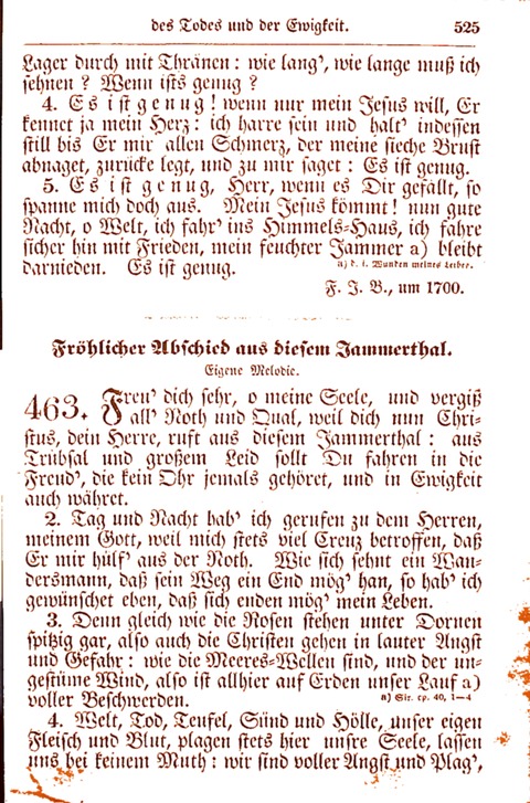 Evangelisch-Lutherisches Gesang-Buch: worin die gebräuchlichsten alten Kirchen-Lieder Dr. M. Lutheri und anderer reinen lehrer und zeugen Gottes, zur Befoerderung der wahren ... (2. verm. Aus.) page 526