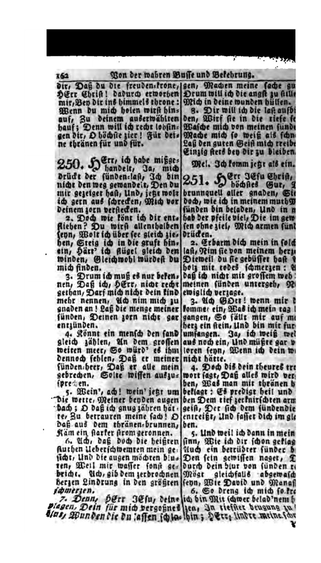 Erbauliche Lieder-Sammlung: zum gottestdienstlichen Gebrauch in den Vereinigten Evangelische-Lutherischen Gemeinen in Pennsylvanien und den benachbarten Staaten (Die Achte verm. ... Aufl.) page 164