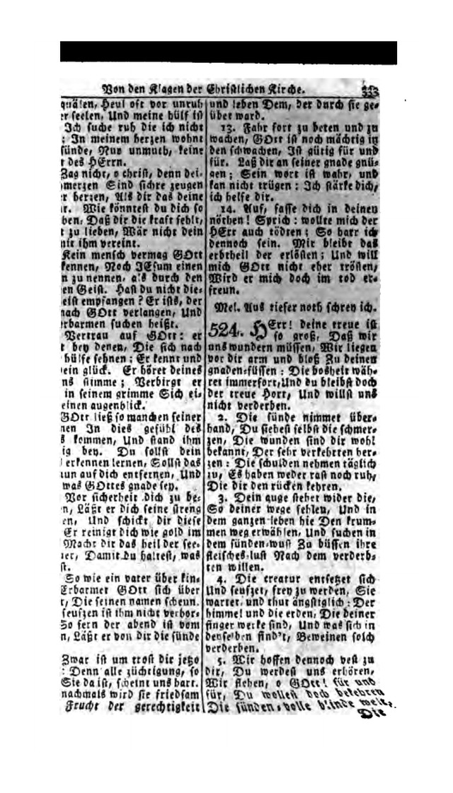 Erbauliche Lieder-Sammlung: zum gottestdienstlichen Gebrauch in den Vereinigten Evangelische-Lutherischen Gemeinen in Pennsylvanien und den benachbarten Staaten (Die Achte verm. ... Aufl.) page 335