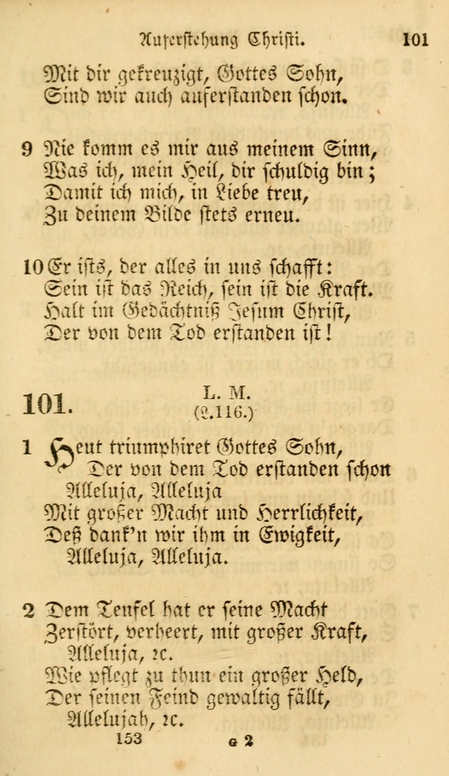 Evangelische Lieder-Sammlung: genommen aus der Liedersammlung und dem Gemeinschaftlichen Gesangbuch in den evanglischen Gemeinen page 153