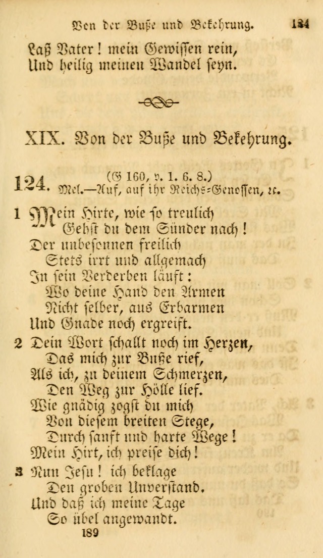 Evangelische Lieder-Sammlung: genommen aus der Liedersammlung und dem Gemeinschaftlichen Gesangbuch in den evanglischen Gemeinen page 189