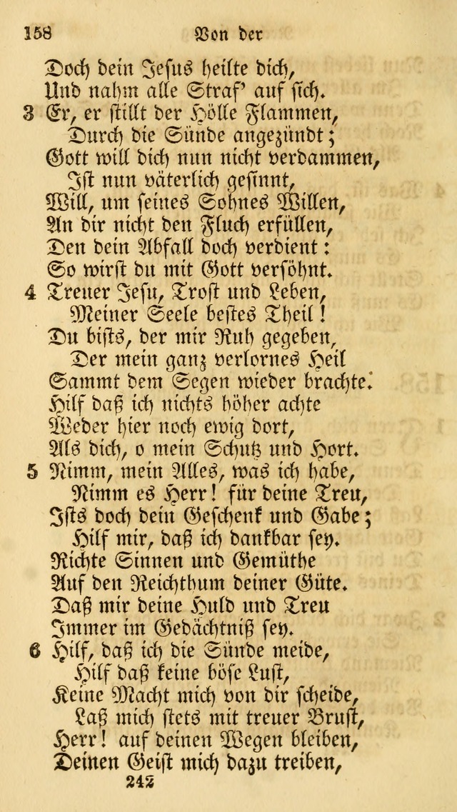 Evangelische Lieder-Sammlung: genommen aus der Liedersammlung und dem Gemeinschaftlichen Gesangbuch in den evanglischen Gemeinen page 242