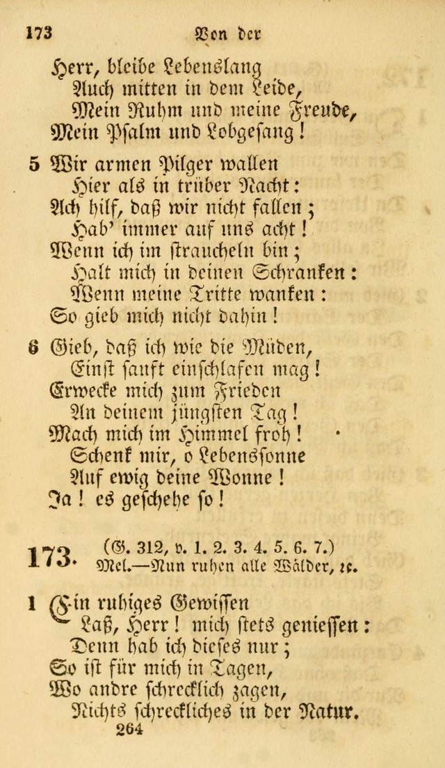 Evangelische Lieder-Sammlung: genommen aus der Liedersammlung und dem Gemeinschaftlichen Gesangbuch in den evanglischen Gemeinen page 264
