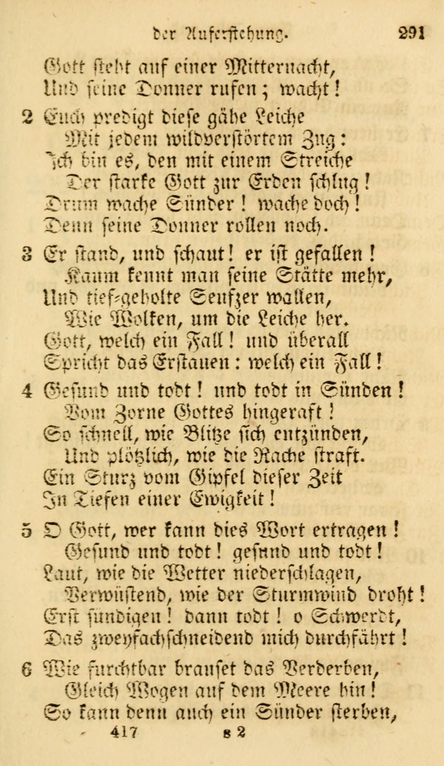 Evangelische Lieder-Sammlung: genommen aus der Liedersammlung und dem Gemeinschaftlichen Gesangbuch in den evanglischen Gemeinen page 417