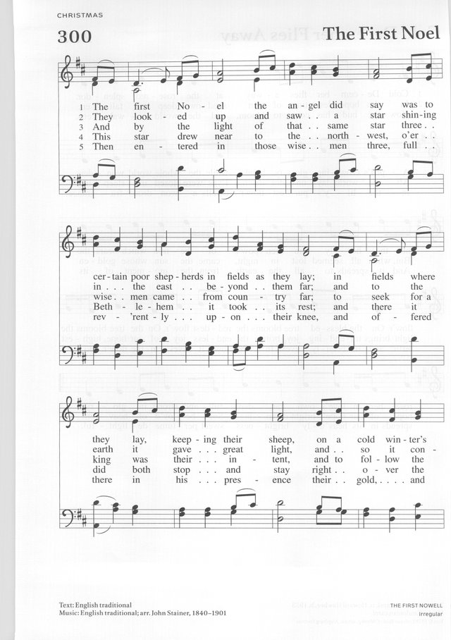 Evangelical Lutheran Worship 300. The first Noel the angel did say |  Hymnary.org