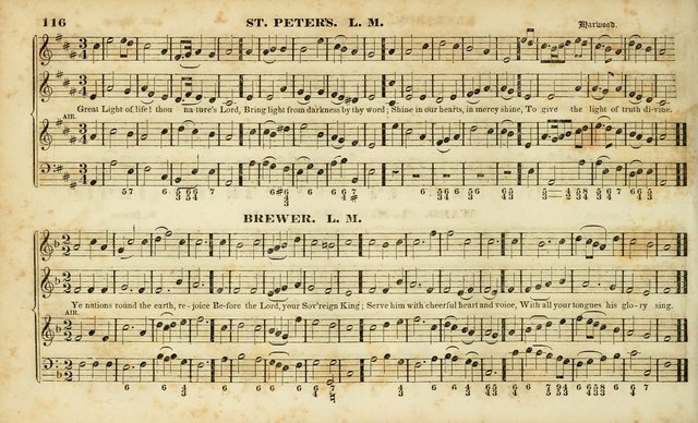 Evangelical Musick: or, The Sacred Minstrel and Sacred Harp United: consisting of a great variety of psalm and hymn tunes, set pieces, anthems, etc. (10th ed) page 116