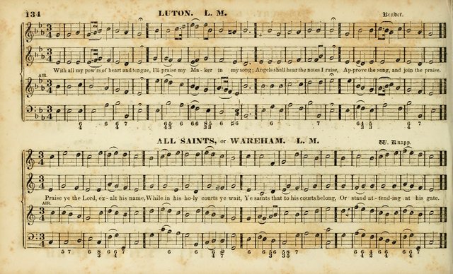 Evangelical Musick: or, The Sacred Minstrel and Sacred Harp United: consisting of a great variety of psalm and hymn tunes, set pieces, anthems, etc. (10th ed) page 134