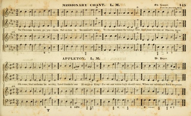 Evangelical Musick: or, The Sacred Minstrel and Sacred Harp United: consisting of a great variety of psalm and hymn tunes, set pieces, anthems, etc. (10th ed) page 145