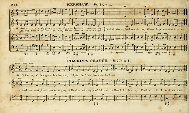 Evangelical Musick: or, The Sacred Minstrel and Sacred Harp United: consisting of a great variety of psalm and hymn tunes, set pieces, anthems, etc. (10th ed) page 214