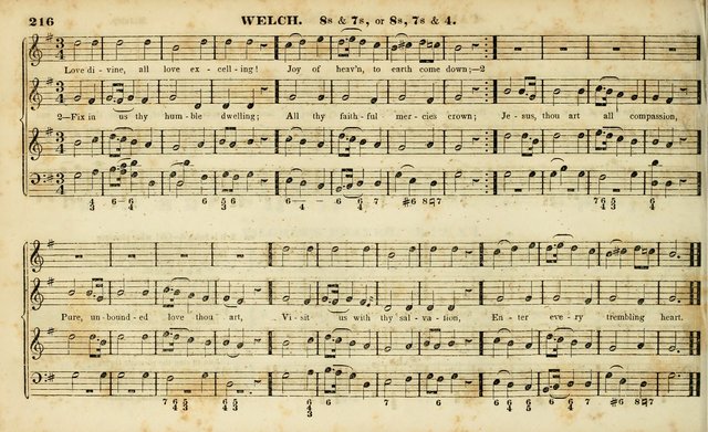 Evangelical Musick: or, The Sacred Minstrel and Sacred Harp United: consisting of a great variety of psalm and hymn tunes, set pieces, anthems, etc. (10th ed) page 216
