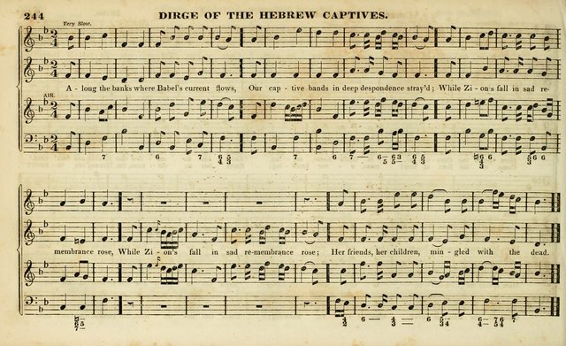 Evangelical Musick: or, The Sacred Minstrel and Sacred Harp United: consisting of a great variety of psalm and hymn tunes, set pieces, anthems, etc. (10th ed) page 244