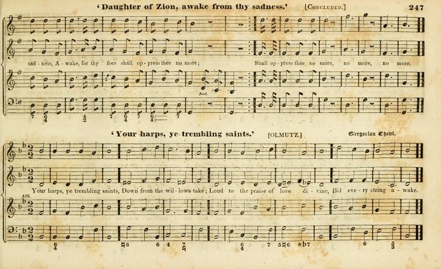 Evangelical Musick: or, The Sacred Minstrel and Sacred Harp United: consisting of a great variety of psalm and hymn tunes, set pieces, anthems, etc. (10th ed) page 247