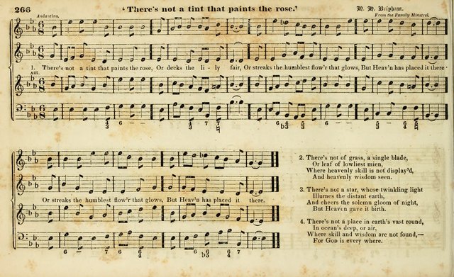 Evangelical Musick: or, The Sacred Minstrel and Sacred Harp United: consisting of a great variety of psalm and hymn tunes, set pieces, anthems, etc. (10th ed) page 266