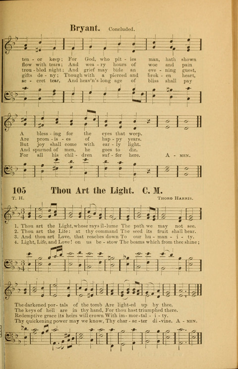 Echoes of Paradise: a choice collection of Christian hymns suitable for Sabbath schools and all other departments of religious work page 103