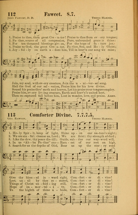 Echoes of Paradise: a choice collection of Christian hymns suitable for Sabbath schools and all other departments of religious work page 111