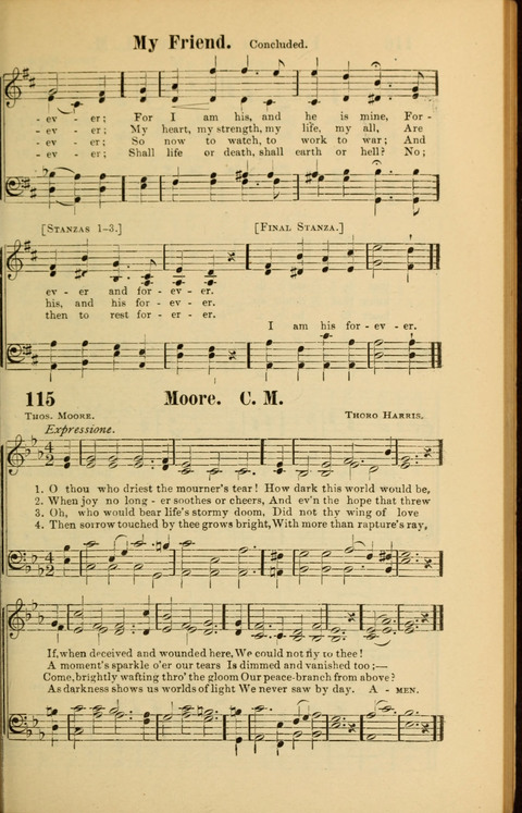 Echoes of Paradise: a choice collection of Christian hymns suitable for Sabbath schools and all other departments of religious work page 113